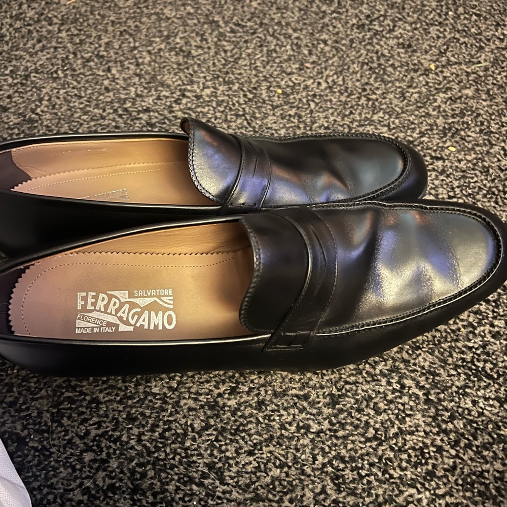 Salvatore Ferragamo Men's Black Loafers